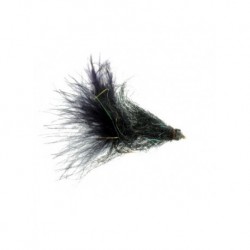 Streamers tungsten angel hair bugger black $6.00