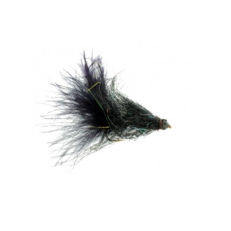Streamers tungsten angel hair bugger black $6.00