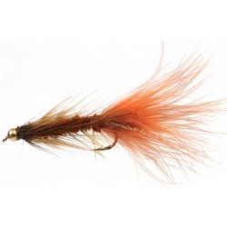 Streamers Woolly Bugger Brown BH $2.50