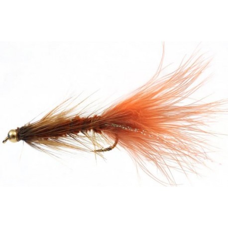 Streamers Woolly Bugger Brown BH $2.64