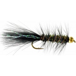 Streamers BH Wooly Bugger Peacock Black Tail $2.50