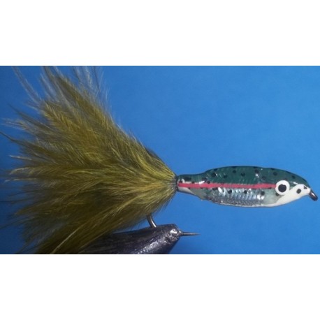 Streamers janssen Minnow Silver Olive $4.00