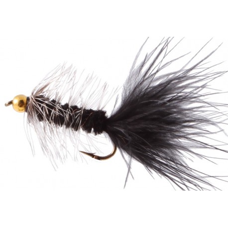 Streamers Bh Wooly Bugger Black Grizzly $2.50