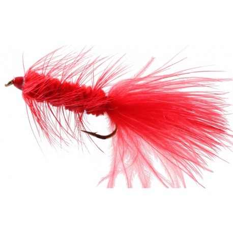 Streamers Wooly bugger red $2.50