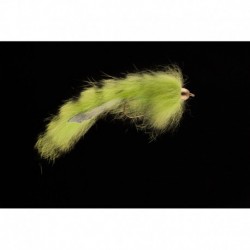 Streamers Black Barred Chartreuse Zonker $2.50
