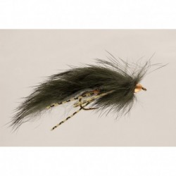 Streamers Dark Olive Rubberleg Zonker $2.50
