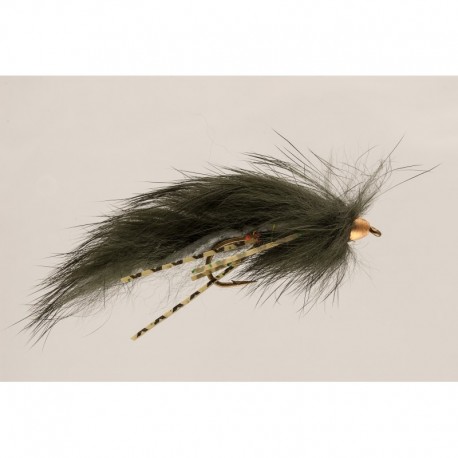 Streamers Dark Olive Rubberleg Zonker $2.50