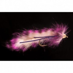 Streamers Hot Pink Tiger Barred Rubberleg Zonker $2.50