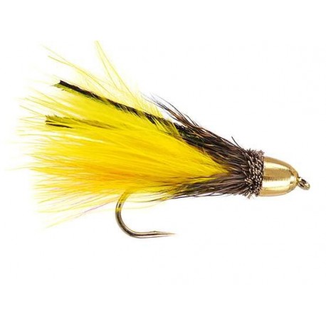 Conehead Streamers yellow muddler marabou conehead $2.50