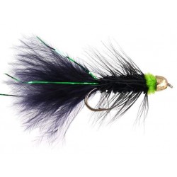 Conehead Streamers black green wb conehead $2.50