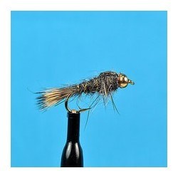 Beaded Nymphs Bh Hare's ear Dark $2.50