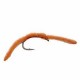 Nymphs San Juan worm Tan $2.50