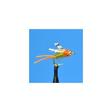 Beaded Nymphs Bead Head Rubber Legs Prince Krystal Flash $2.50