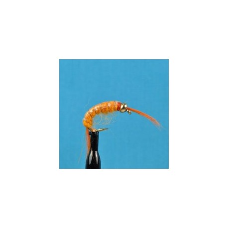 Beaded Nymphs Bead Head Scud Orange $2.50