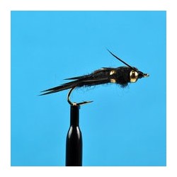 Beaded Nymphs Bead Head Stone Fly black Depth Charged $2.50