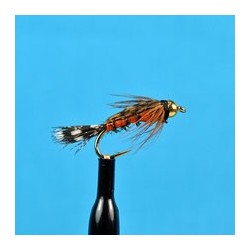 Beaded Nymphs Bead Head Tellico Nymph Orange $2.50