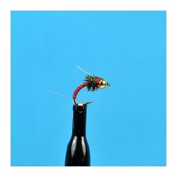 Beaded Nymphs Bead Head WD Red $2.50