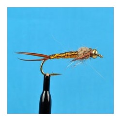 Beaded Nymphs Bead Head Woven Stone Fly Brown $2.50