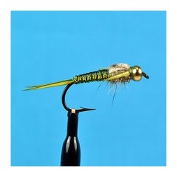 Beaded Nymphs Bead Head Woven Stone Fly Olive $2.50