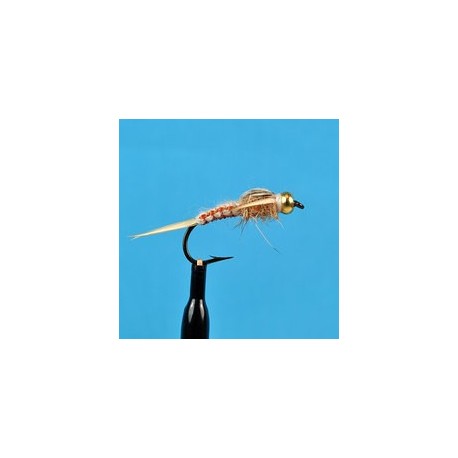 Beaded Nymphs Bead Head Woven Stone Fly Tan $2.50