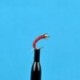 Beaded Nymphs Bead Head Zebra Midge Red $2.50