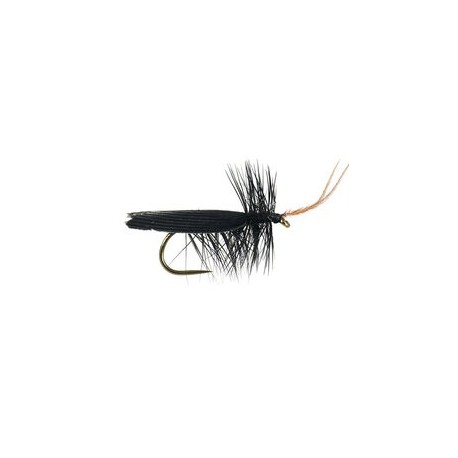 Barbless Flies Black Horned Roofing BL $2.50