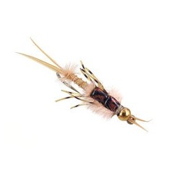 Beaded Nymphs BH Squiggly Estaz Egg FL Yellow $2.50