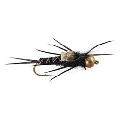 Beaded Nymphs BH Squiggly Estaz Egg Red $2.50
