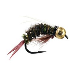 Beaded Nymphs BH Squiggly Legs FL Green $2.50