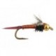 Beaded Nymphs BH Squiggly Legs FL Orange $2.50