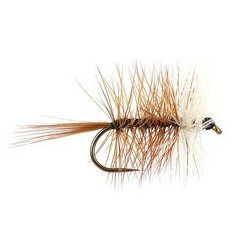Barbless Flies Brown Bivisible BL $2.50