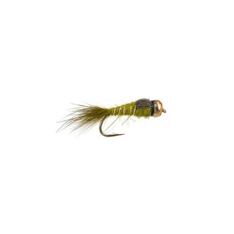 Beaded Nymphs BH Squiggly Legs White $2.50