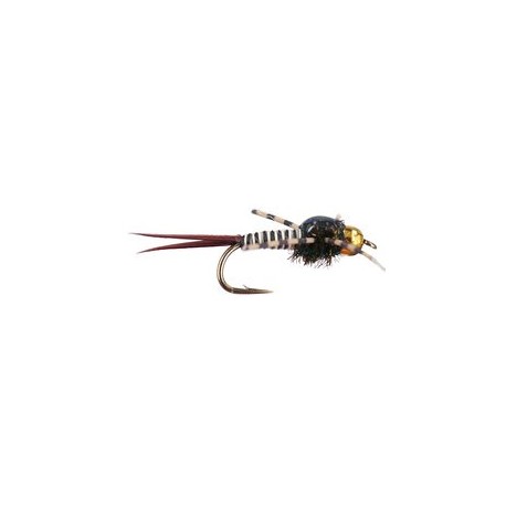 Beaded Nymphs BH Squiggly Spawn Blood Red $2.50