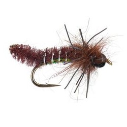 Beaded Nymphs BH Squiggly Spawn FL Green $2.50