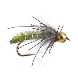 Beaded Nymphs BH Squiggly Spawn FL Orange $2.50