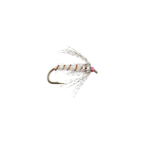 Beaded Nymphs BH Squiggly Spawn Hot Pink $2.50