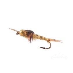 Beaded Nymphs BH Squiggly Spawn White $2.50