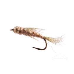 Beaded Nymphs Birds Nest Bead Head Tan $2.50