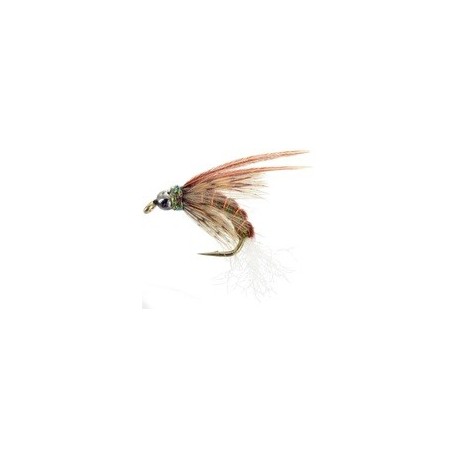 Beaded Nymphs Bjorn & Baddest Caddis Brown $2.50