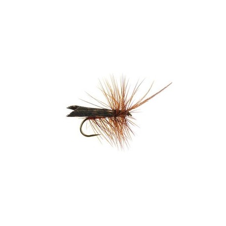 Barbless Flies Brown Horned Roof Wing BL $2.50