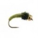 Barbless Flies Caddis Larva Olive BL $2.50
