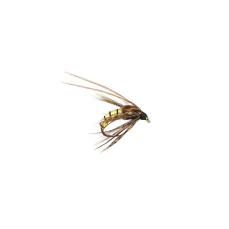 Barbless Flies Caddis Pupa Cream BL $2.50