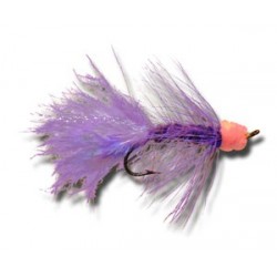 Salmon Singles Egg Sucking Leech (Black) $6.80