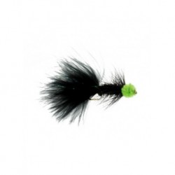 Salmon Singles Egg Sucking Leech Black $6.80