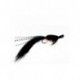 Salmon Singles foam bunny black $6.80