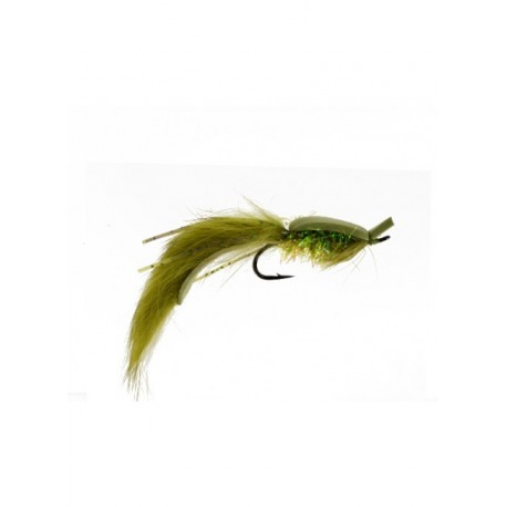 Salmon Singles foam bunny olive $6.80