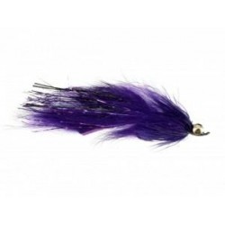 Salmon Singles Hareball Leech (Purple) $6.80