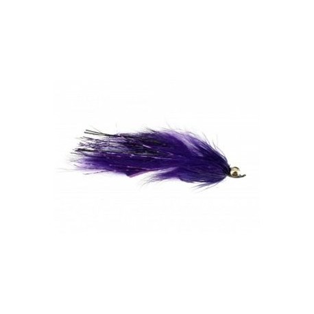 Salmon Singles Hareball Leech (Purple) $6.80