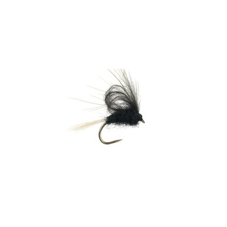 Barbless Flies CDC Emerger Black BL $2.50