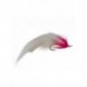 Salmon Singles polar bunny red and black $6.80